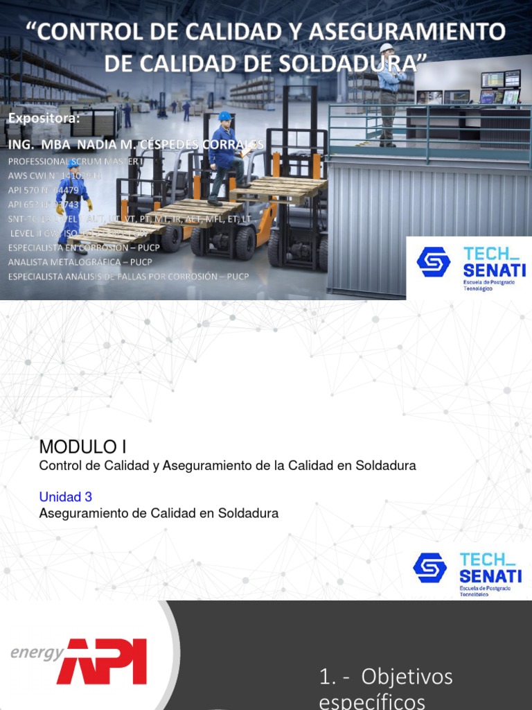 SESION 3- CONTROL DE CALIDAD Y ASEGURAMIENTO DE CALIDAD_ - QA (1) | PDF ...
