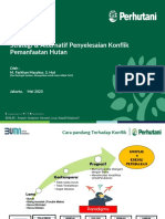 Strategi Dan Alternatif Penyelesaian Konflik Pemanfaatan Hutan (M.farkhan M)