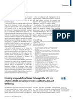 Framing An Agenda For Children Thriving in The SDG Era - A WHO-UNICEF-Lancet Commission On Child Health and Wellbeing - PIIS0140673618328216