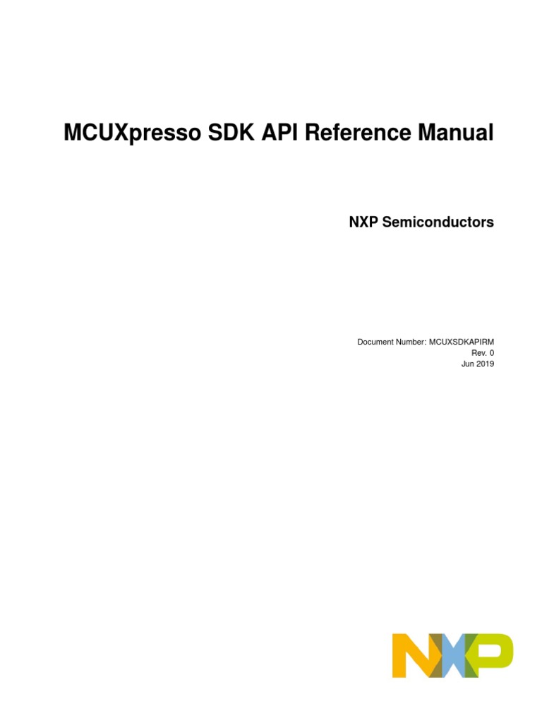 MCUXpresso SDK API Reference Guide | PDF | Digital To Analog Converter ...