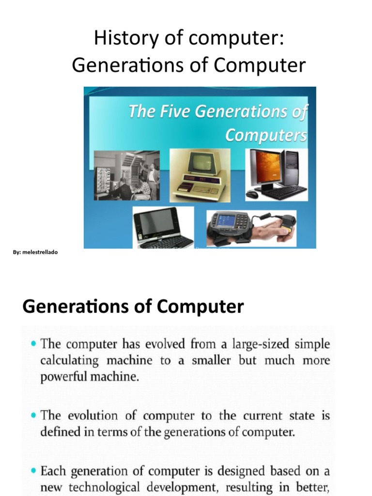 Lesson B Generations of Computer | PDF | Integrated Circuit | Operating ...