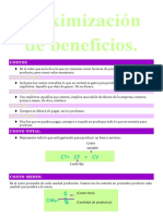 Maximización de Beneficios