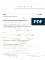 Correction Compo 2 Jeudi 25 Janvier 2018