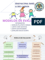 Modelos de Evaluacion