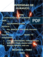 La Clasificacion de Los Neurotransmisores