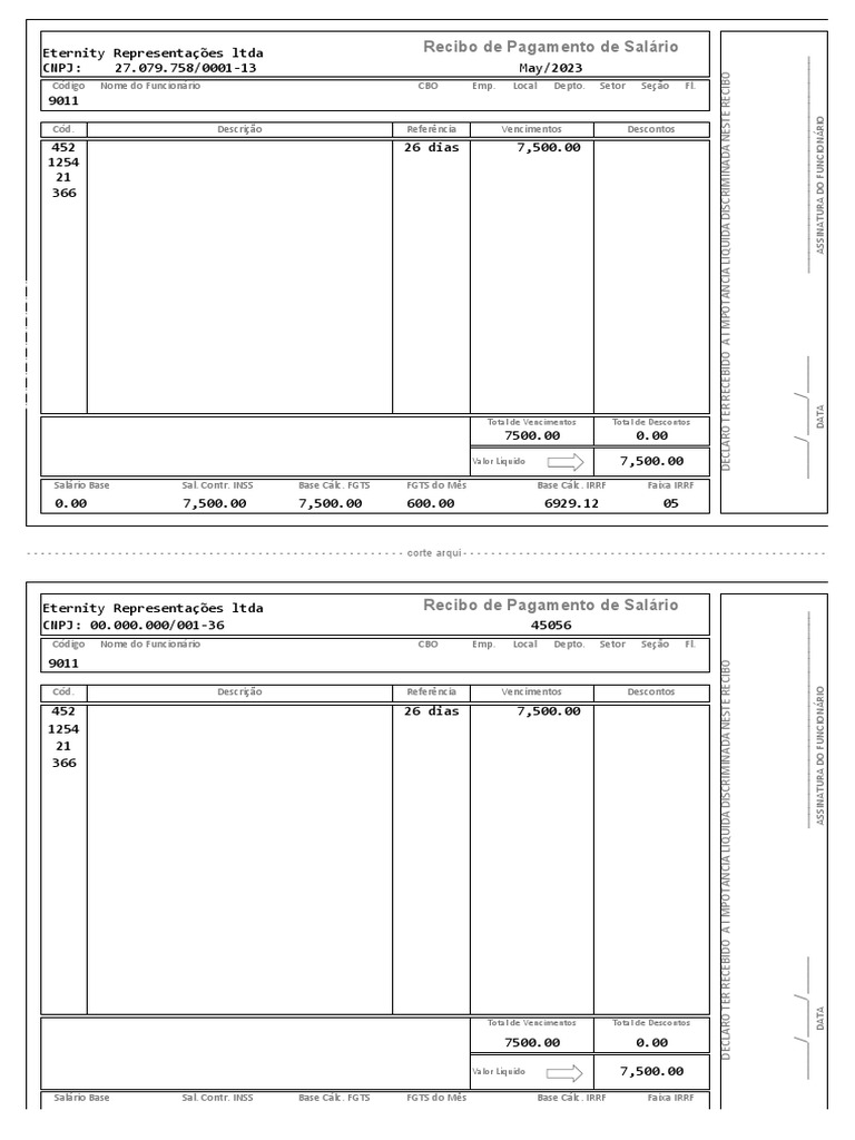 FormulariodeContraChequeGratis1 PDF Economias Business