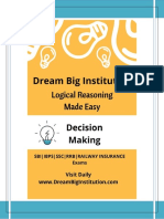 Top 50 Decision Making Questions (DreamBigInstitution)