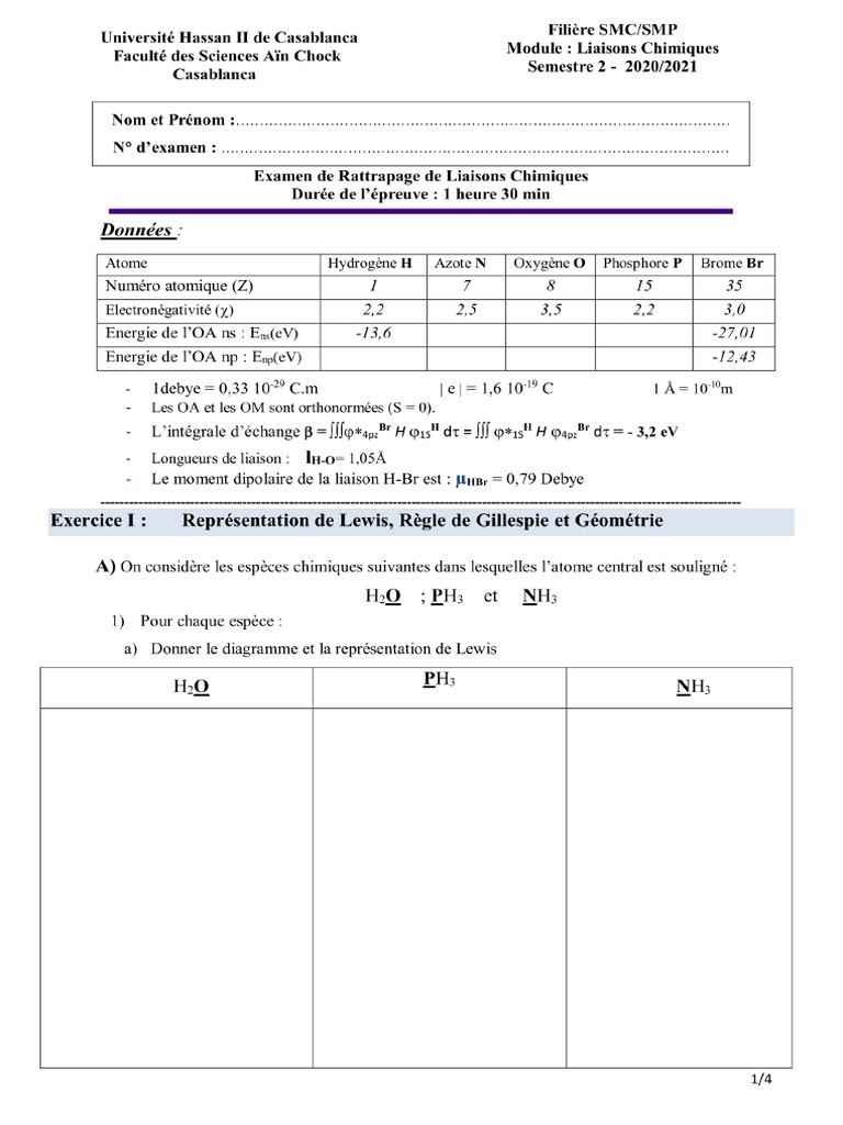 Examen LC Rattrapage 2021 - VFF | PDF