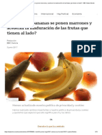 ¿Por Qué Las Bananas Se Ponen Marrones y Aceleran La Maduración de Las Frutas Que Tienen Al Lado - BBC News Mundo