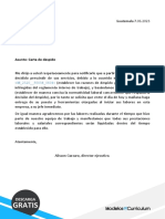 10 Modelo de Carta de Despido A Un Trabajador