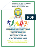Olimpiadas Cachimbo 2023 Capachica