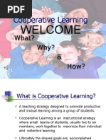 Week 8, Cooperative Learning