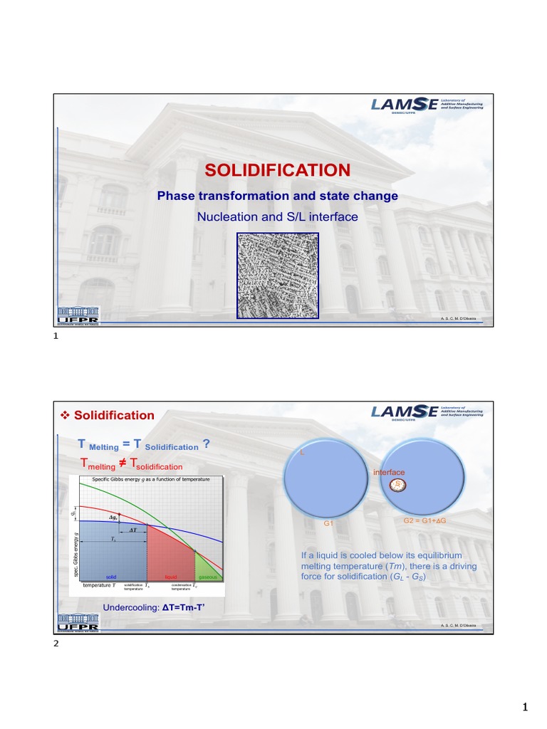 Understanding Solidification and Nucleation | PDF