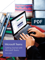 Microsoft Teams Getting Started Guide For Team Leaders
