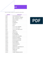 Control de Stocks