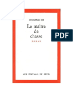 (Mohammed Dib) Le Maître de Chasse