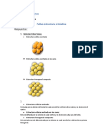 TRABAJO PRACTICO 4- Fallas Estructura Cristalina