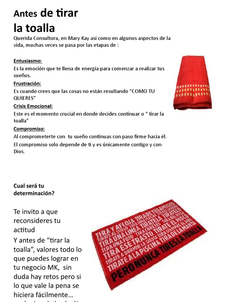 Antes de Tirar La Toalla | PDF | Autosuperación