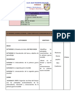 CC - SS Sesiones de Aprendizaje Ii Bimestre