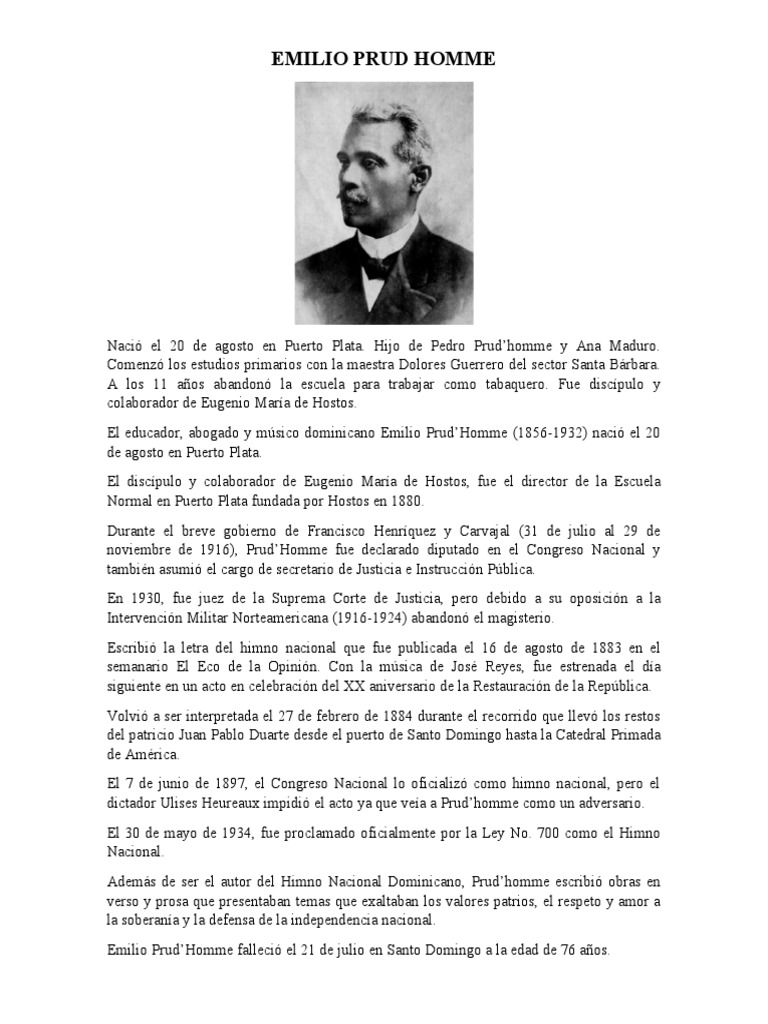 Emilio Prud Homme PDF