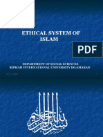15-Lecethical System of Islam