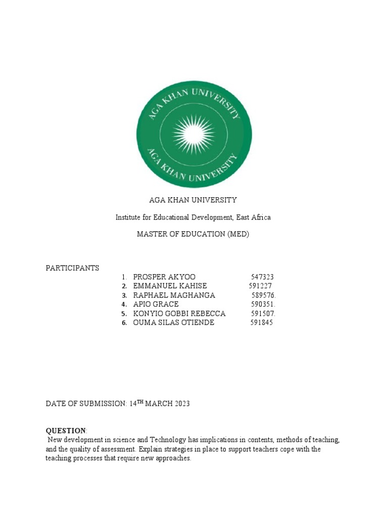 Teaching Learning And Assessment Pdf Educational Assessment