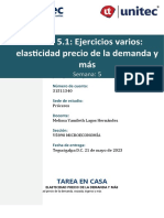 Sandoval - J - S5 - Tarea5. Ejercicios Varios (Elasticidad Precio de La Demanda y Más