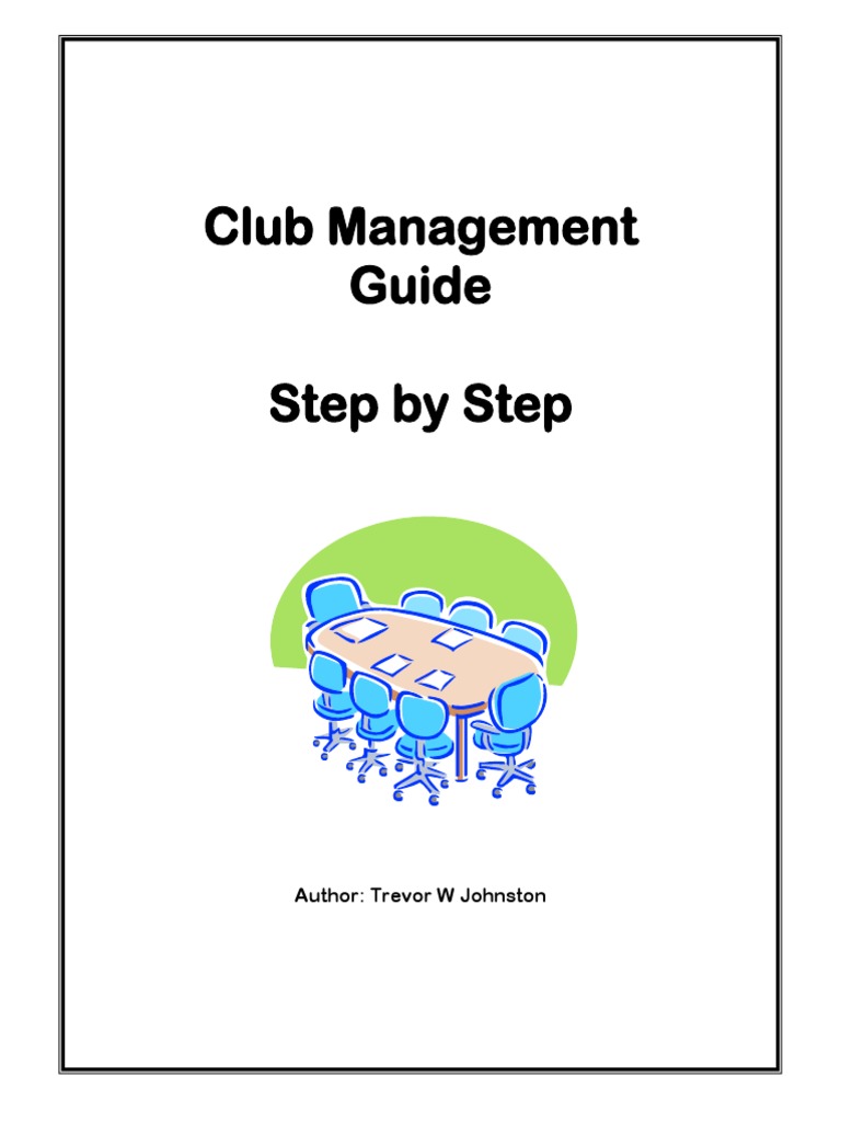 Club Management Leadership Guide | PDF | Leadership | Goal