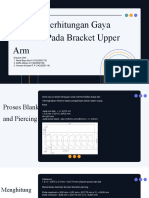 Analisis Gaya Pada Proses Pembentukan Bracket Upper Arm - Tugas Kelompok Proses Pembentukan