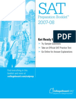 2007-08 Sat Preparation Booklet