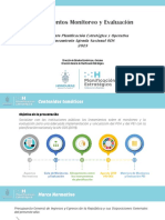 Presentación Monitoreo y Evaluación