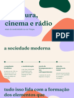 RÁDIO, CINEMA E LITERATURA No Mordesnismo