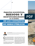 Aspectos Economicos, Riesgos y Resposansabilidades en Los Contratos de Obras Publicas