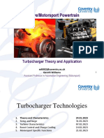 Automotive - Motorsport Powertrain Lecture 3 Turbo - Characteristics&Theory
