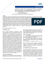 Experimental Investigations on the Use of Laterite Waste as Partial Replacement for Fine Aggregates in GGBS Blended Concrete