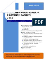 Data Kinerja Banten-Bappenas