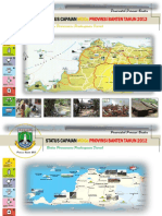 Status Capaian MDG's Provinsi Banten Tahun 2012 (Dikeluarkan 10 Oktober Tahun 2013 - Isi Data Tahun 2012)