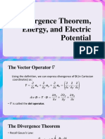 Electromagnetics-Lec8-Divergence Theorem, Energy and Electric Potential