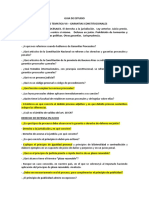 Guia de Estudio - 1 GARANTIAS PROCESALES (Punto 1)