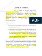 Contrato de Obra Civil