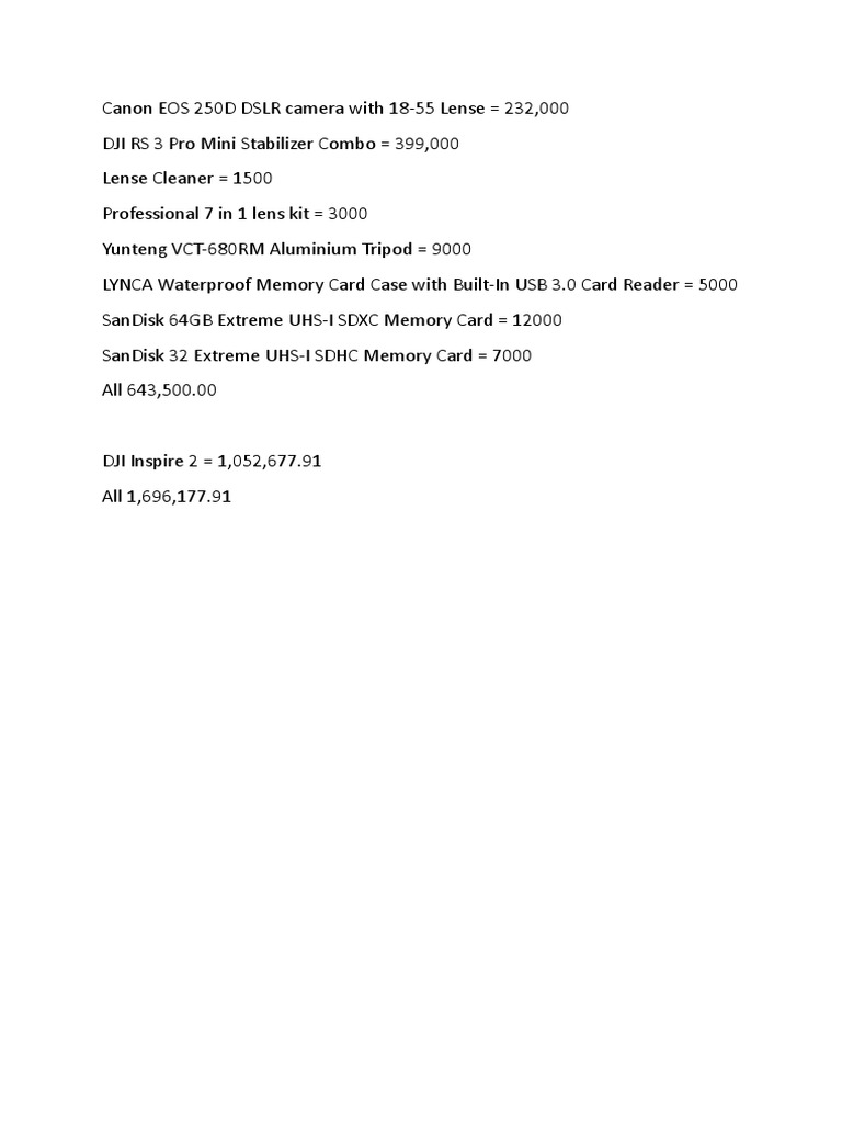 Canon EOS 250D DSLR Camera With 18 PDF