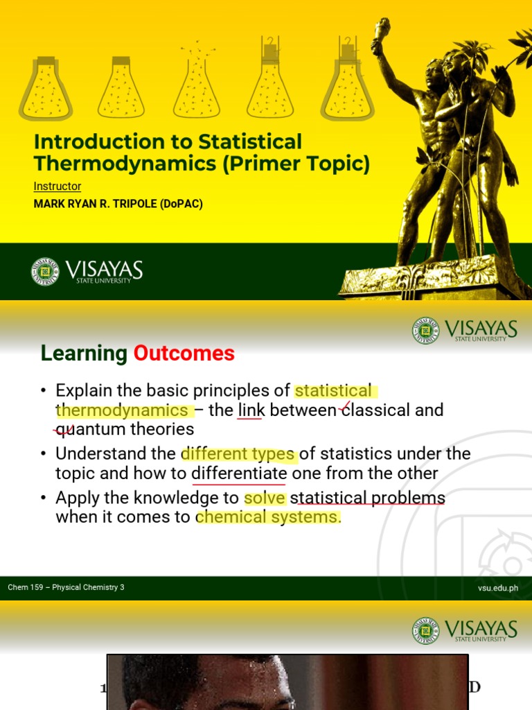 Statistical Thermodynamics Pdf