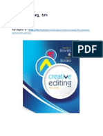 Solution Manual For Creative Editing 6th Edition