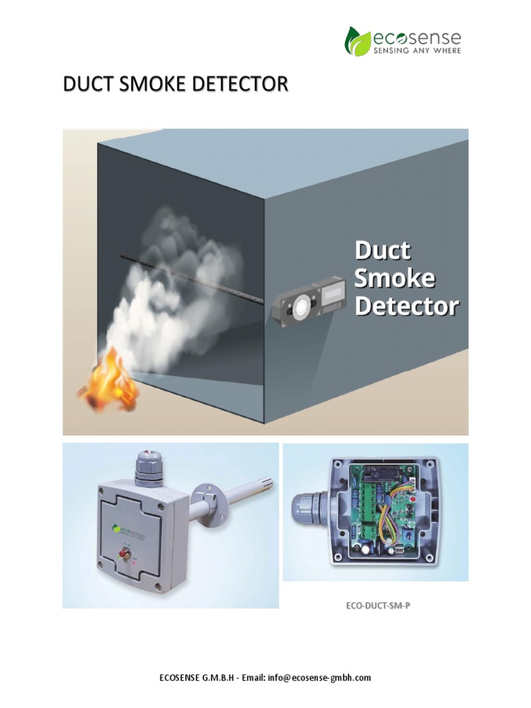 Advanced Duct Smoke Detector ECO-DUCT-SM-P | PDF | Computers