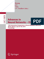 Advances in Neural Networks - ISNN 2018 by Tingwen Huang, Jiancheng LV, Changyin Sun, Alexander v. Tuzikov