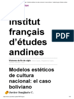 Modelos Estéticos de Cultura Nacional