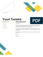 Geometric cover letter
