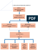 Struktur Organisasi KKM Kelompok 3