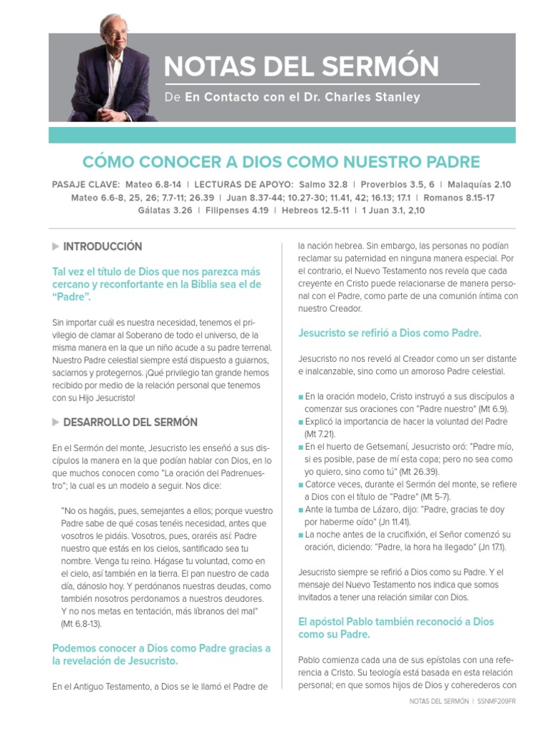 Como Conocer A Dios Como Nuestro Padre 2 | PDF