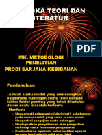 Pertemuan 4 - Kerangka Teori Dan Studi Literatur